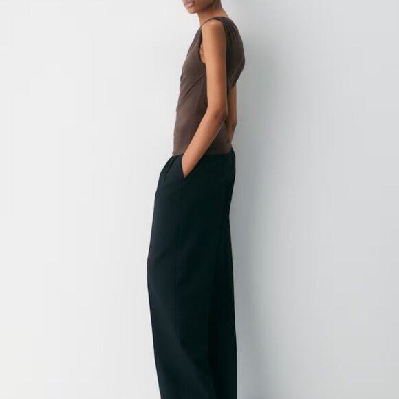 NWT Aritzia BABATON Gallery Top Rich Mocha Brown S - Picture 3 of 7